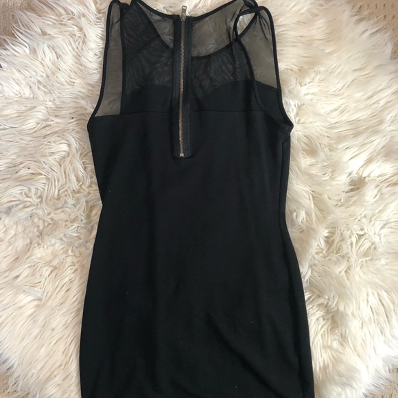BLACK BODYCON DRESS - Picture 2 of 2